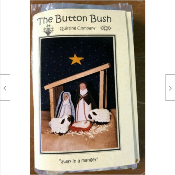 Christmas Decor Away in a Manger Nativity Scene Soft Sculpture Doll Kit - Picture 1 of 3